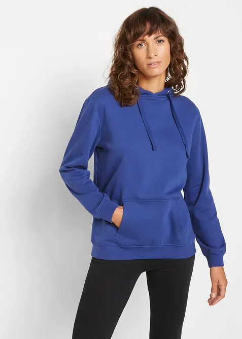 Basic hoodie van zacht frotté, bonprix