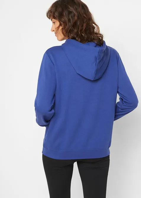 Basic hoodie van zacht frotté, bonprix