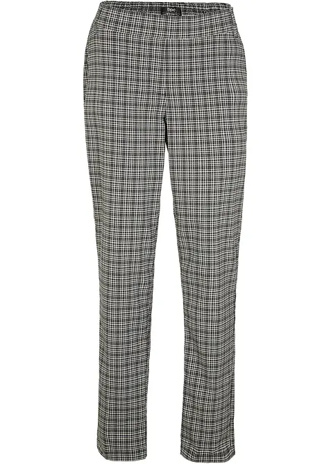 Instapbroek met comfortband, geruit, bonprix
