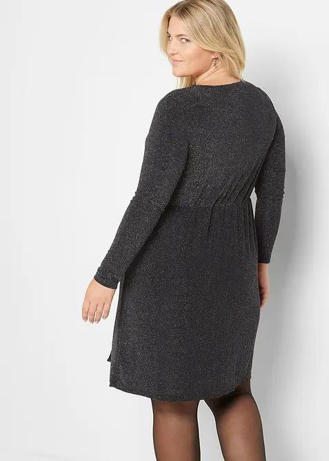 Feestelijk glinsterende zwangerschapsjurk / voedingsjurk, bonprix