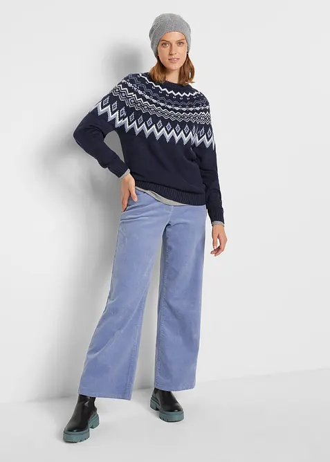 Noorse trui met hooggesloten hals, bonprix