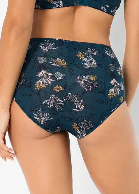 Tailleslip met biologisch katoen (set van 4), bonprix