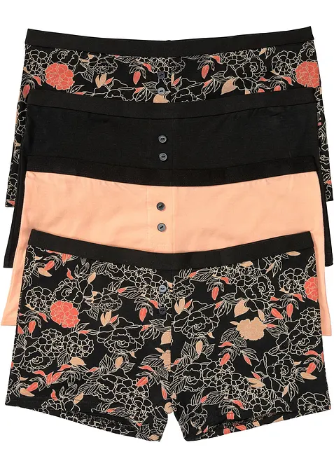 Dames boxer (set van 4), bonprix