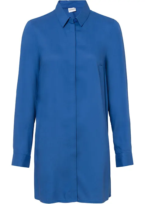 Lange blouse met splitten van soepel vallende viscose, bonprix