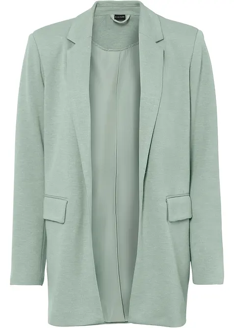 Lange jersey blazer met zakken, bonprix
