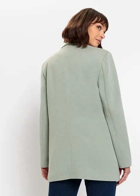 Lange jersey blazer met zakken, bonprix