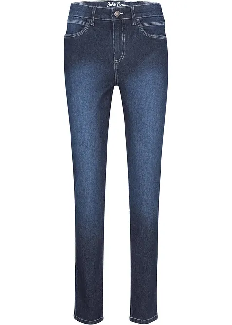 Skinny mid waist stretch jeans, bonprix