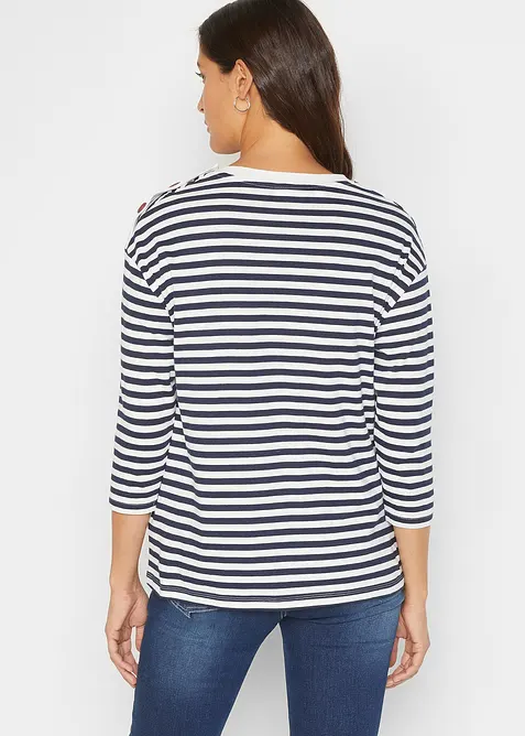 Oversized longsleeve met knopen, bonprix