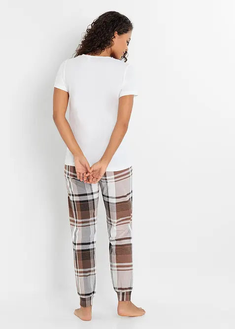 Pyjama van biologisch katoen, bonprix