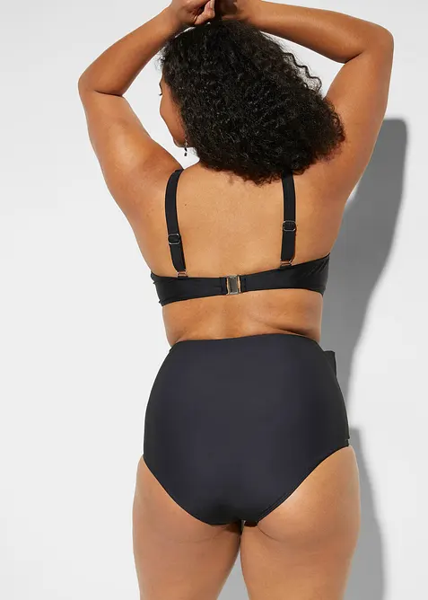 Corrigerend bikinibroekje met strikceintuur, sterk corrigerend, high waist, bonprix
