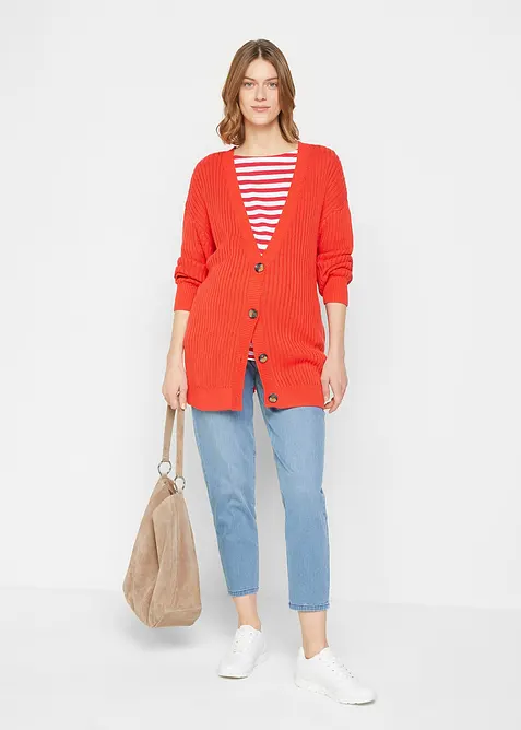 Zwangerschapsjeans van katoen-stretch, cropped, bonprix