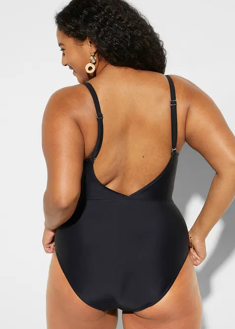 Badpak met cut-out en volants, bonprix