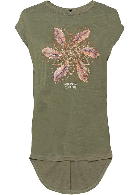 T-shirt van zachte viscose-mix, bonprix