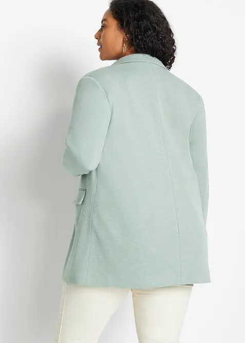 Lange jersey blazer met zakken, bonprix