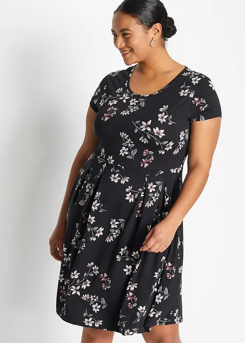 Jersey jurk in een viscosemix, bonprix