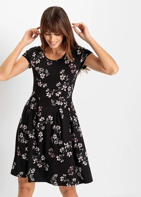 Jersey jurk in een viscosemix, bonprix