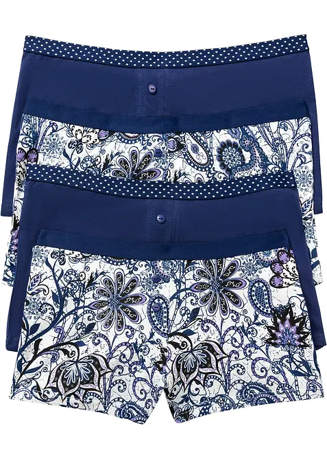 Dames boxer (set van 4), bonprix