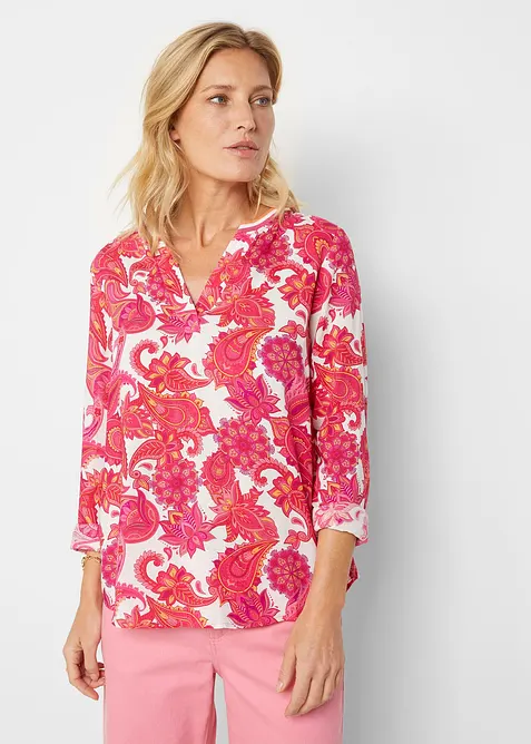 Tuniekblouse van soepele viscose, bonprix