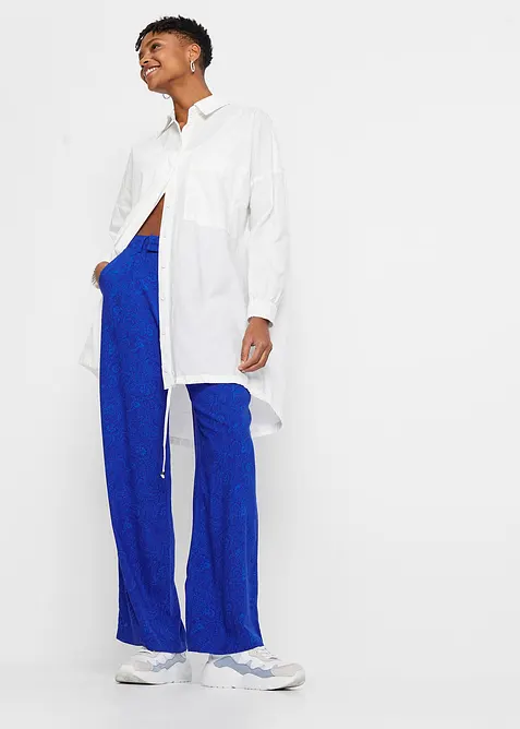 Palazzo broek van soepele viscose, bonprix