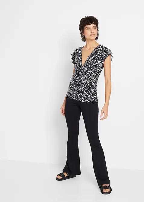 Shirt met viscose, bonprix