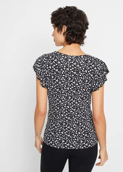 Shirt met viscose, bonprix