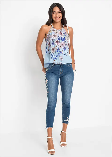 Blousetop van vloeiende viscose, bonprix