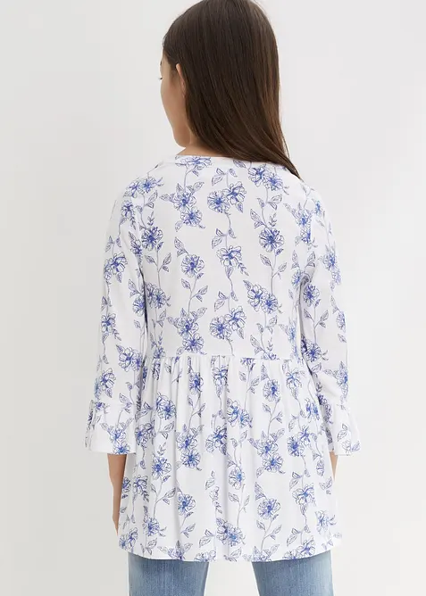 Meisjes shirt tuniek in een viscosemix, bonprix