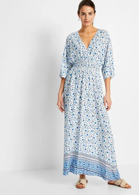 Maxi jurk van pure viscose, bonprix