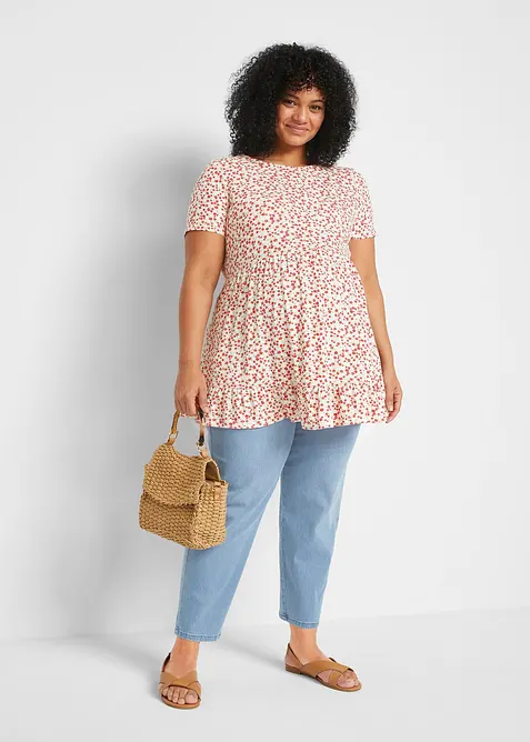 Zwangerschapsjeans van katoen-stretch, cropped, bonprix