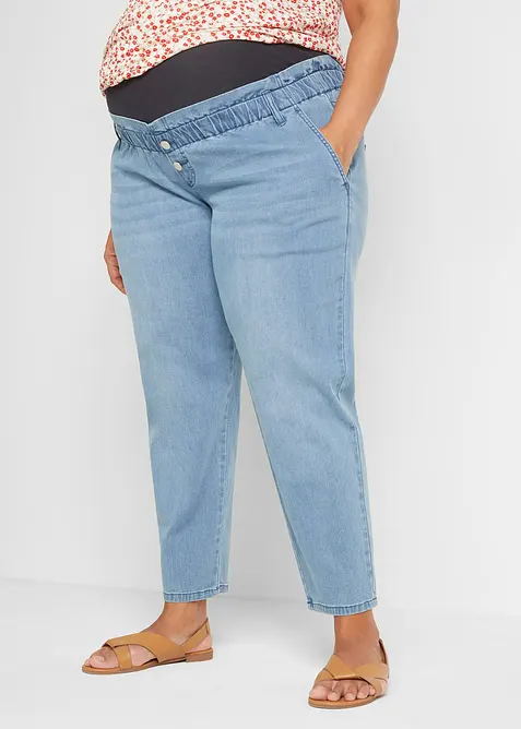 Zwangerschapsjeans van katoen-stretch, cropped, bonprix