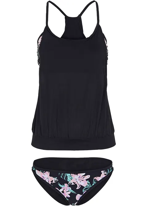 Oversized tankini in layer look (2-dlg. set), bonprix