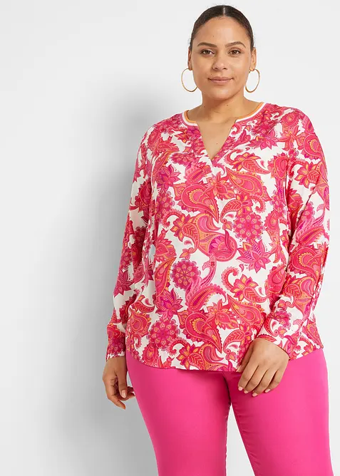 Tuniekblouse van soepele viscose, bonprix