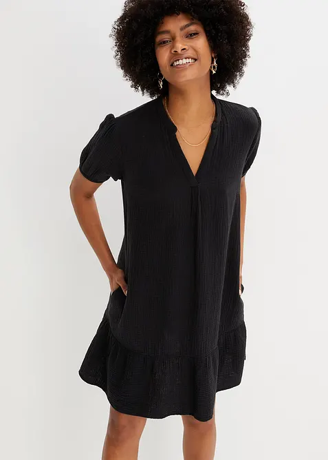 Mini jurk van mousseline, bonprix