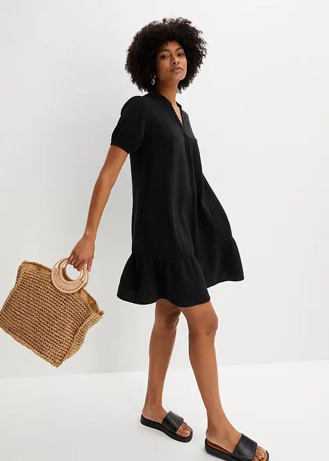 Mini jurk van mousseline, bonprix