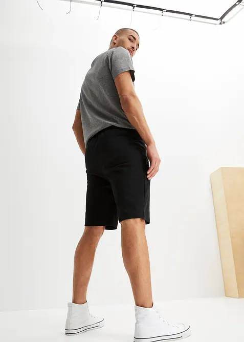 Sweat bermuda met praktische ritszakken, bonprix