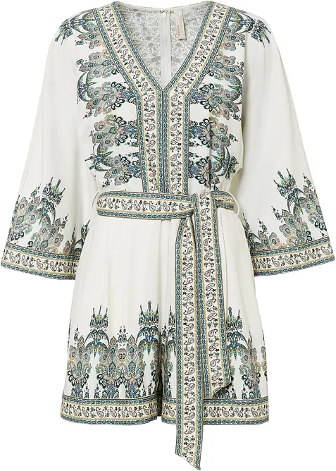 Playsuit met linnen, bonprix
