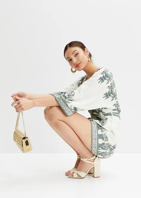 Playsuit met linnen, bonprix