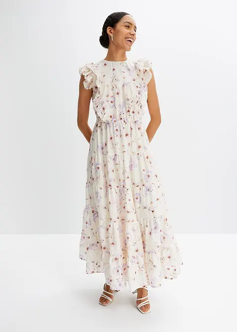 Maxi jurk van puur katoen, bonprix