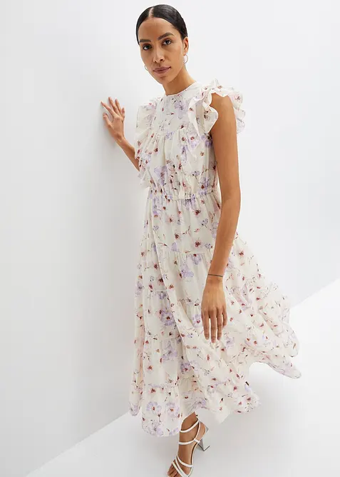 Maxi jurk van puur katoen, bonprix