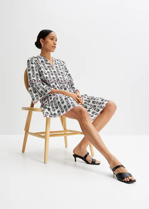 Tuniekjurk van vloeiende viscose, bonprix