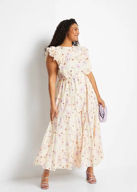 Maxi jurk van puur katoen, bonprix