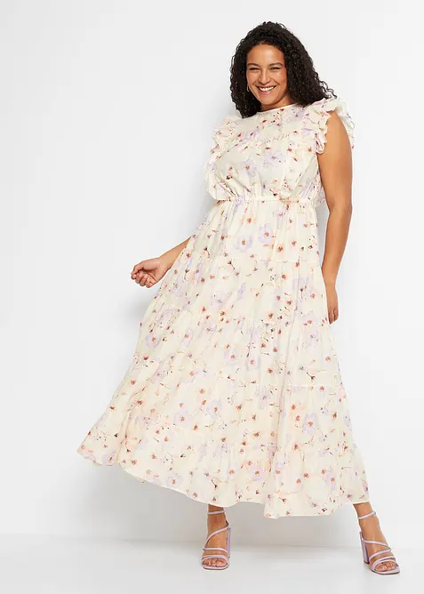 Maxi jurk van puur katoen, bonprix