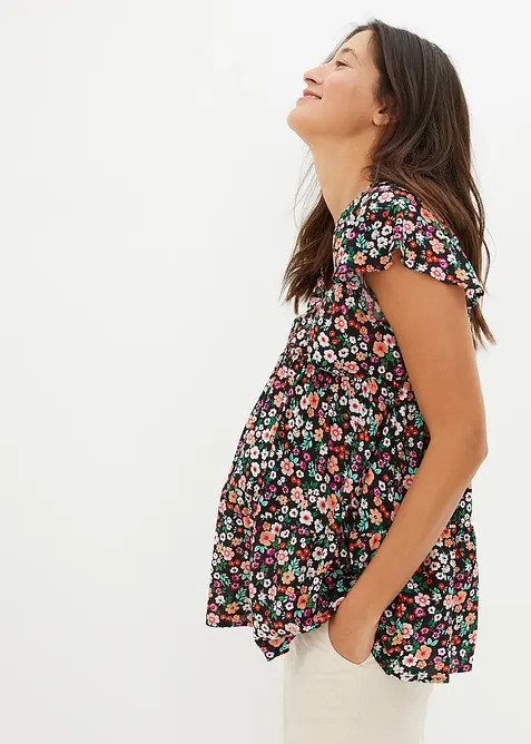 Zwangerschapstuniek met voedingsfunctie van viscose, bonprix