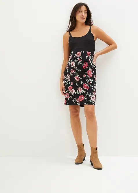 Zwangerschapsjurk/voedingsjurk van viscose, bonprix