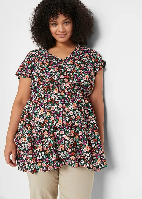 Zwangerschapstuniek met voedingsfunctie van viscose, bonprix