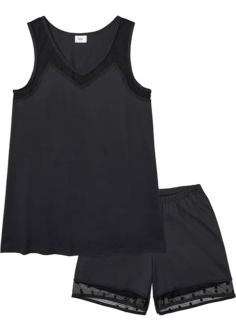 Shortama met kant, bonprix