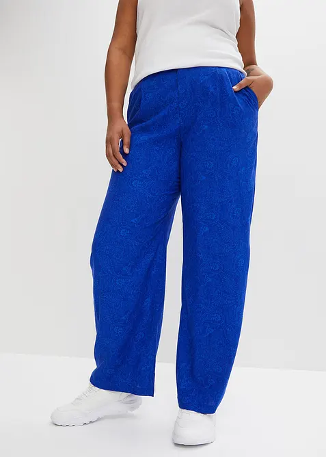 Palazzo broek van soepele viscose, bonprix