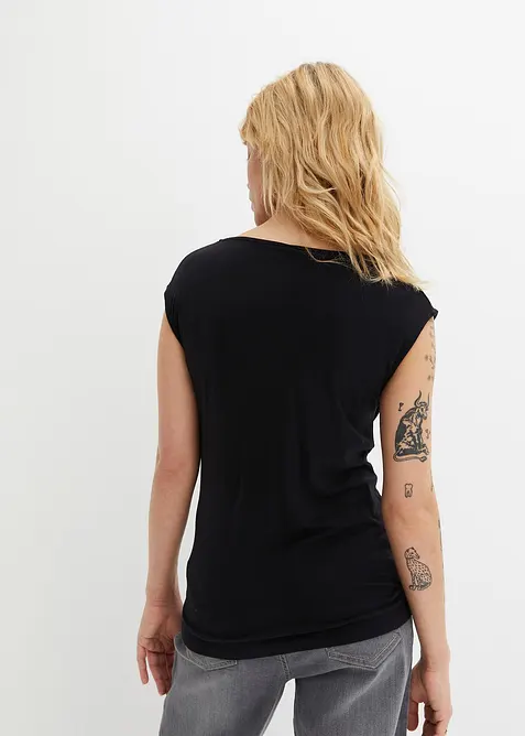 Top met watervalhals, bonprix