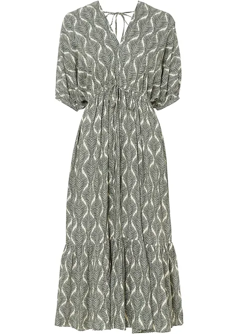 Maxi jurk van soepele viscose, bonprix