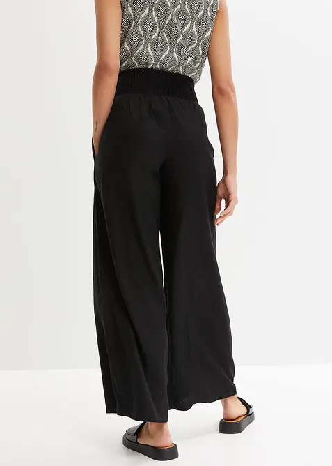 Marlene Dietrich broek in een luchtige linnenmix, bonprix